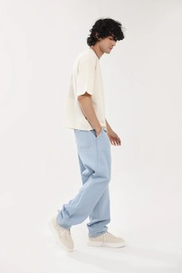 เสื้อยืดแขนสั้นโอเวอร์ไซส์สำหรับผู้ชาย คอกลม สไตล์ลำลอง ผ้าเจอร์ซีย์คอตตอน 100% ลายพิมพ์ตามสั่ง ด้านหน้าระบายอากาศได้ดี - Product Image 2