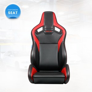 Siège de jeu en cuir PU de luxe Speedster, ergonomique, dossier haut, chaise de course pour ordinateur, robuste, inclinable, accoudoirs réglables - Product Image 3