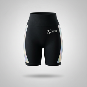 Shorts de sport pour femme, taille haute, respirants, effet push-up, style streetwear, compression, pour le yoga, la gym et le fitness - Product Image 1