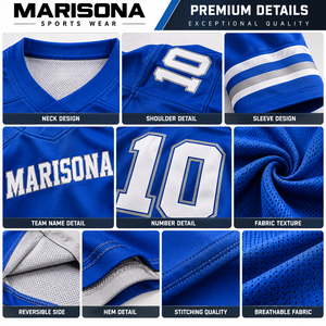 Maillot de football américain personnalisé sublimé, réversible, léger, respirant, uniforme d'équipe double face, nom et numéro personnalisés - Product Image 3