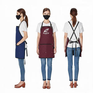 Delantal de Carpintero Ajustable de Algodón Resistente con Correa Cruzada y Bolsa para Herramientas, Uniforme de Trabajo con Color Personalizado para Personal de Restaurantes y Bares - Product Image 6