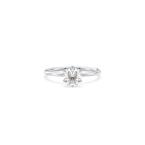 Bague de fiançailles REYES en diamant cultivé en laboratoire IGI certifié HTHP CVD pour femme, or massif 14 carats, cadeau de mariage, bijoux fins - Product Image 2