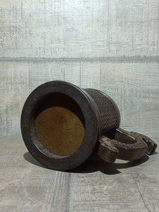 Mug à bière en bois poli fait main, style Viking, rustique, médiéval, écologique, personnalisable, gravé sur mesure, objet de collection - Product Image 4
