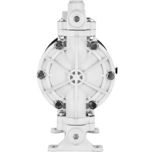 Pompe Idrauliche a Doppia Membrana ad Aria Compressa, Ingresso/Uscita da 1/2 Pollice, Corpo in Polipropilene, 2.5 GPM Max, 80 PSI, Membrana in PTFE - Product Image 4
