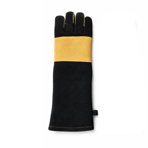 Gants de soudage en cuir de vachette à coutures en Kevlar, conçus sur mesure, résistants, avec doublure en coton ignifuge pour le travail et la protection contre la chaleur - Product Image 3