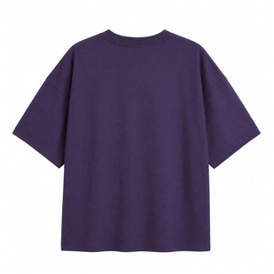 T-shirt d'été respirant à manches courtes en polyester et coton pour femme, sans couture, uni, personnalisé, pour la gym, coupe classique - Product Image 2