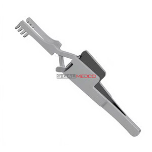 Écarteur à action croisée 4 pouces, auto-retenant, à dents émoussées 4x4, instrument chirurgical en acier inoxydable réutilisable, usage médical - Product Image 2
