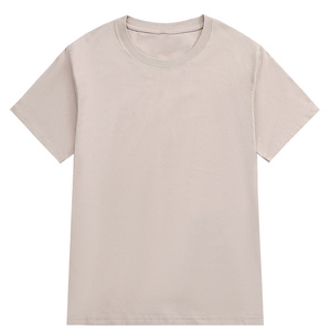 T-shirt décontracté sport en coton pur 220g, col rond, grande taille, coupe ample, design personnalisé avec logo OEM, tendance et de marque - Product Image 3