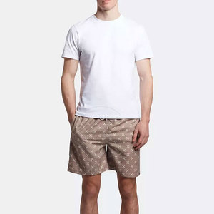 กางเกงขาสั้นพิมพ์ลายสำหรับผู้ชาย น้ำหนักเบา ระบายอากาศได้ดี แห้งเร็ว สวมใส่สบาย ลำลอง ฤดูร้อน ชายหาด กีฬา ยิม ออกกำลังกาย แฟชั่น - Product Image 3