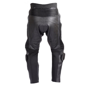 Custom Made Leather Racing Motorcycle Pants Breathable Windproof Protection Knee Stretch Panels Leather Motorbike Pants - Product Image 2