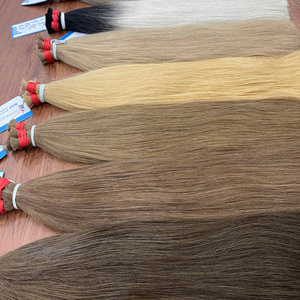 Produit phare : Extensions de cheveux en vrac, cheveux humains bruts vietnamiens, couleur naturelle, cuticules intactes, sans nœuds, sans perte, vente en gros SDD - Product Image 2