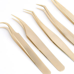 Pinzas Profesionales para Extensión de Pestañas al por Mayor, Acero Inoxidable, OEM, ODM, Logotipo Personalizado, Alta Calidad, Uso en Salón, Diseño Personalizado - Product Image 2