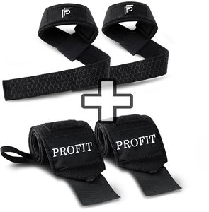 Wholesale Scilion Elastic Neoprene Adjustable Lifting Straps Wrist <b>Wraps</b> for Weightlifting Gym Fitness Custom Logo OEM Factory - Product Image 1