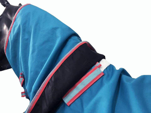 BRAND ZONE Nouvelle conception d'équipement équin, couverture anti-mouches pour chevaux, sur mesure, couverture en maille anti-mouches pour l'été avec capuche de cou amovible - Product Image 2
