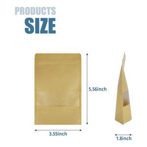 ถุงกระดาษแข็งแบบตั้งได้พิมพ์ลายตามสั่งคุณภาพดีที่สุด พร้อมการพิมพ์นูน UV ปิดผนึกได้ บรรจุภัณฑ์เกลืออาบน้ำแบบออฟเซ็ต สำหรับเกลือหิมาลัย - Product Image 2