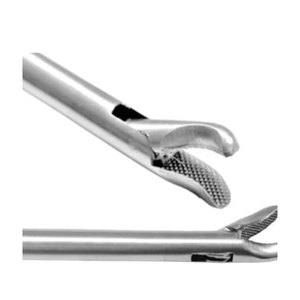 Ensemble d'instruments laparoscopiques certifiés CE : Pinces, Ciseaux, Aiguille de type V pour sinus, 5 x 330 mm, en acier inoxydable, courbés - Product Image 2