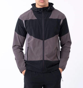 Chaqueta Deportiva con Capucha para Hombre, Estampado Digital, Transpirable, Cortavientos, Tendencia de Invierno, Diseño Sólido, Tallas Grandes - Product Image 5