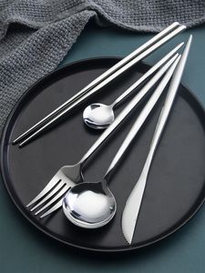 Premium Sapphire <b>Wave</b> Cutlery Set Contemporary Dining Flatware for Commercial Use - Product Image 1