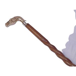 Bastón de madera con incrustaciones de latón Bastones bariátricos de alta resistencia | Bastones reforzados por AYAANS CREATIONS - Product Image 1