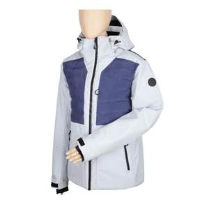 Chaqueta de Esquí Impermeable con Bloques de Color para Hombre, Chaqueta de Esquí de Invierno con Capucha para Hombre, Chaqueta de Snowboard para Hombre, Chaqueta Cortavientos para Hombre - Product Image 1