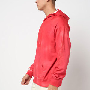 Sudadera con Capucha Extra Grande para Hombre, Roja, de Poliéster, Felpa Francesa, Informal, para Otoño, con Bolsillos, Transpirable - Product Image 2