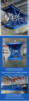Plateforme élévatrice à ciseaux fixe hydraulique électrique de haute qualité, 5 m, 5 tonnes, pour le levage de marchandises