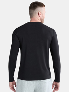 T-shirts à manches longues pour hommes, coupe décontractée, manches longues, automne-hiver, coton respirant, vêtements de sport pour garçons, t-shirt pour hommes - Product Image 4