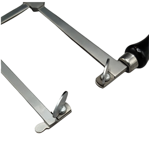 Cadre de scie à bijoux réglable, profondeur de coupe 100 mm, en acier inoxydable de haute qualité, pour la fabrication de bijoux et la silversmithing - Product Image 4