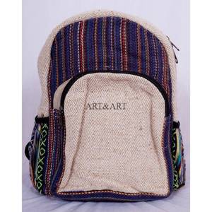 Sac à dos léger et élégant de style tibétain vintage unisexe pour le camping et la natation, avec motif unique et poignée détachable, en matière organique - Product Image 1