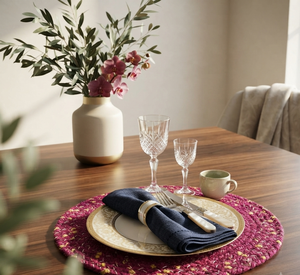 Mantel de Yute Tejido a Mano de Primera Calidad, Mantel de Poli Dori Natural Ecológico para Decoración de Mesa de Comedor en el Hogar, Restaurante o Cafetería - Product Image 4