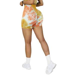 Shorts Deportivos de Cintura Alta para Mujer, Sublimados, con Efecto Push-Up, Súper Elásticos, para Yoga, Gimnasio, Entrenamiento, Deportes - Product Image 3