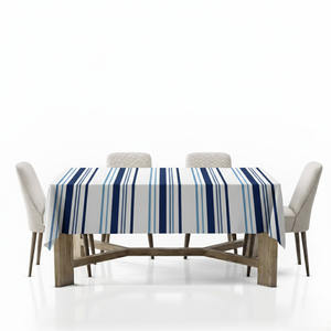 Mantel de Algodón a Rayas, Sensación Suave y Aspecto Elegante, Cubierta de Mesa Diseñada para Hogares con Estilo y Decoración de Mesa - Product Image 3