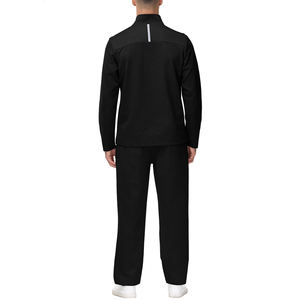 ชุดวอร์มแฟชั่นคอตั้ง ระบายอากาศได้ดี ผลิตจากโพลีเอสเตอร์ สำหรับผู้ชาย เหมาะสำหรับวิ่งออกกำลังกาย ฟิตเนส และชุดลำลองประจำวัน - Product Image 4