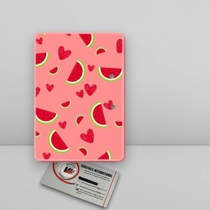 Palette magnétique rectangulaire en plastique à motif pastèque rose pour extensions de cils, idéale pour les artistes en cils et l'emballage. - Product Image 5