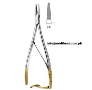 Portaagujas Zweifel TC 20cm, Instrumentos Dentales de Acero Inoxidable de Alta Calidad, Insertos de Carburo de Tungsteno, Certificación CE - Product Image 3