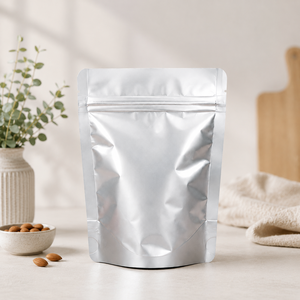 Bolsa de aluminio con cierre hermético de 280*420+75mm, tipo stand-up, para envasado de alimentos, material PET/AL/LLDPE - Product Image 1