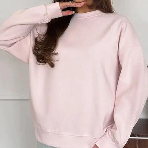 Sudadera de algodón con cuello alto estilo streetwear, transpirable, estilo casual, para la temporada de invierno, bordada. - Product Image 1