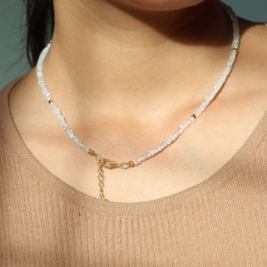 Plain Beads with Separator <b>Necklace</b> for Women Elegant Plain Beads Separator <b>Necklace</b> Handmade Plain Beads Chain <b>Necklace</b> Trendy - Product Image 4