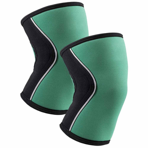 Premium knee sleeves provide excellent compression support and stability for weightlifting gym workouts CrossFit and <b>strength</b> - Product Image 1