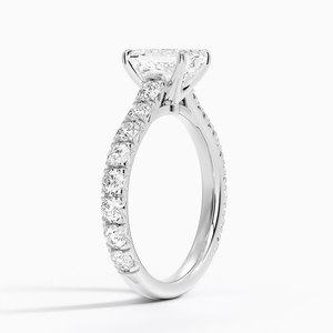 BOJ <b>Ring</b> 0115 <b>Emerald</b> Cut 925 <b>Silver</b> Luxe Anthology Prong Setting Solitaire Diamond <b>Ring</b> 2ct D Color VVS1 Moissanite GRA - Product Image 2