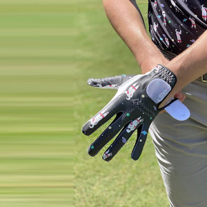 Gants de golf en cuir véritable pour homme, modèle 18, main gauche, respirants, taille moyenne/grande - Product Image 4