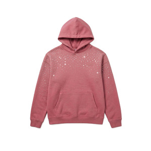 Sudaderas con Pedrería de Alta Calidad para Hombre, Forro Polar Grueso, Estilo Urbano, Logotipo Personalizado, MOQ Bajo, Proveedor Mayorista - Product Image 4