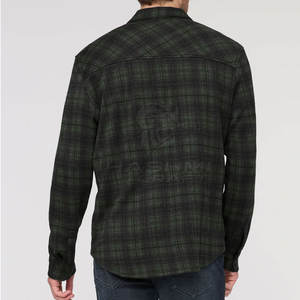 Collection de chemises à carreaux tendance décontractées en flanelle, boutonnées, chaudes et confortables, à manches longues - Product Image 5