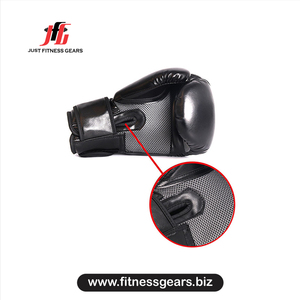Gants de boxe en cuir 16oz avec fermeture à lacets pour poignet, équipement d'entraînement pour adultes, respirants - Product Image 2