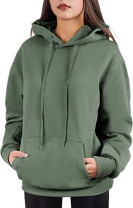 Sudadera con Capucha Unisex Roja de Moda 2026, Corte Regular, Forro Polar de Algodón, Color Sólido, Diseño con Bolsillos, Ropa Casual de Otoño, ODM OEM - Product Image 4
