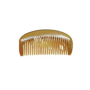 Peigne en corne naturelle éco-responsable fait main pour coiffure, personnalisé en corne de buffle/vache véritable, technique de polissage - Product Image 4