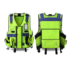 Chaleco de Seguridad Reflectante Ajustable de Poliéster para Obras de Construcción, Chaquetas con Logotipo Personalizable, Chaqueta Reflectante - Product Image 2
