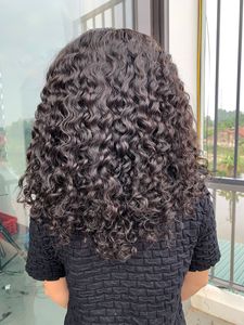 Peluca de Cabello Humano Virgen Remy con Cutícula Alineada y Frente de Encaje para Mujeres Negras, Personalizada, Colorida, 180% de Densidad - Product Image 6