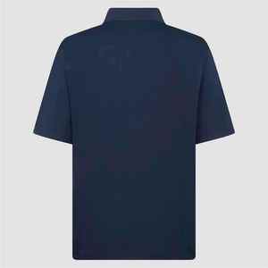 Polo de golf rayé pour homme grande taille, motif logo personnalisé, deux tons, luxe, haute qualité - Product Image 5