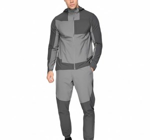 Nylon Panel Work Hood Windbreaker <b>Set</b> Custom Wholesale Factory Supplier USA Casual Fall Layering Jacket Pants Urban Outfit - Product Image 2